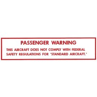 Passenger Warning