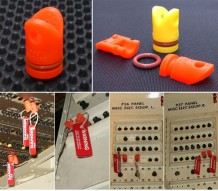 thumbnail image 2 of Maker Aerospace Color Coded Circuit Breaker Caps - 12 Pack Neon Set For Aircraft Panels (Klixon Style) 2 of 11