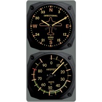 New TRINTEC ALTIMETER Alarm Clock Aviator Altitude Portable for Travel DM60 3.5" 