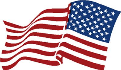 wavy american flag