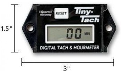 Professional TINY TACH Hour Meter Tachometer for RC Helicopter Heli Plane Car 