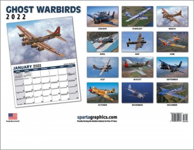 2022 Sparta Ghost Warbirds Calendar | Aircraft Spruce 2022 Sparta Ghost Warbirds Calendar | Aircraft Spruce