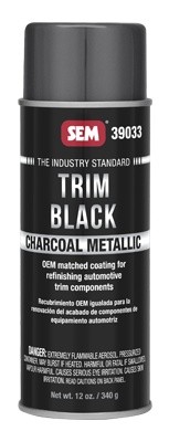SEM Products 39143 X12 Trim Black Aerosol Spray Can 15 oz. Auto Body Paint