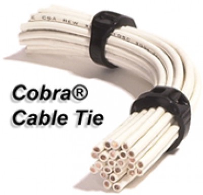 USA Made Low Profile Cobra Cable Ties/Tie Wraps 14 Inch 50lb 100 Pack 