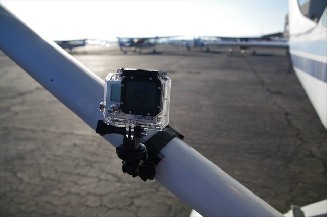 external camera mount for Cessna airplane-GoPRO 